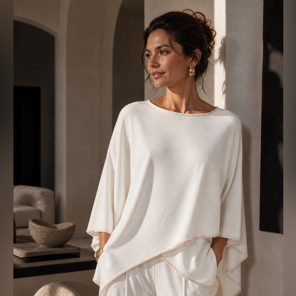 St. John Knit Top with Texture